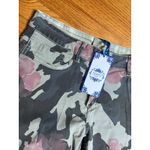 Tempo Paris Womens Camo Floral Print Reversible Jeans Pants NEW L Photo 1