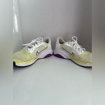 Nike  Yellow and White Sneakers with Purple Details Photo 3