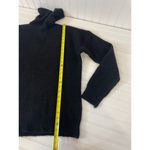 Bobeau NWT Womens Black Ribbed Knit Cut Away Shoulder Turtle Neck Sweater Size M Photo 4