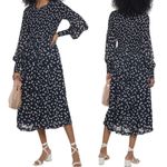 Ganni  THE VIKKI SHIRRED FLORAL PRINT MIDI DRESS Photo 2