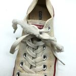Converse  All Star Low Top Sneakers Canvas Ivory Mens 5 Womens 7 Photo 7