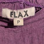 Flax  Burgungy Linen Pants 4 Photo 4