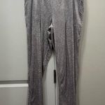Juicy Couture Gray Velour Logo Band Track Pants Size Large Photo 0