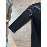 Impressions Women's Velvet Black Quarter Sleeve Choker NeckTop Size Medium Photo 2