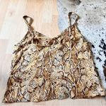 Reformation Rhodes In Boa Snake Python Print Animal Camisole Tank Top Size M Photo 6