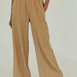 The Range  Gauze Wide Leg Pant in Tanlines Size M NWT Photo 0