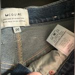 McGuire Denim MCGUIRE IZABEL EMBROIDERED BLUE DENIM RAW HEM HIGH RISE MINI SKIRT 26 Photo 8