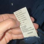 Free People  Dancing Till Dawn Off-Shoulder Peasant Crop Top in navy Photo 4