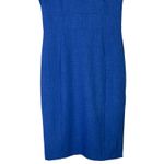 Banana Republic  Sheath Dress Womens 2 Blue Sleeveless Notch Neck Career Work Photo 1