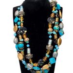 Paparazzi Chunky Multi Strand Beaded Necklace Lobster Closure 18" Photo 0