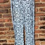 Urban Outfitters Black White Snakeskin Print Flare Leggings Yoga Pants Small Photo 0