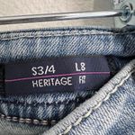 Vigoss  Chelsea Bermuda Shorts Heritage Fit Size 3/4  Thick‎ Stitching Distressed Photo 3