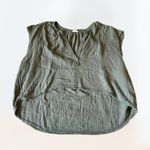 Aerie  Green V-neck Sleeveless Summer Tank Top Blouse Women's Size XL Photo 2