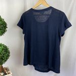 J.Jill  100% Linen Blue Short Sleeve Tee T Shirt Top S Photo 1