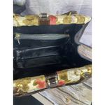 Vintage 1950s Tano Of Madrid Handbag Made in Spain Tapestry Hard Shell Bag Red Photo 3