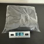 ZARA Dark Grey Ruffle Poplin Pullover Tunic Mini Dress Women's Size Small Photo 9