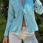 Free People Faux Suede Blouse Photo 0