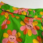 Modcloth NWT x Marisol Muro Green Floral Cat Skirt Size 6 Photo 5