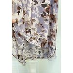 Simply Vera‎ Wang Purple Floral Short Sleeve Dress Women Photo 1