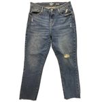 Denizen from Levi's  Jeans Womens 12 High Rise Ankle Slim Distressed Blue Stretch Photo 1