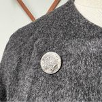 Vintage Wool & Alpaca Cropped Charcoal Grey Jacket Gray Size XS Photo 2
