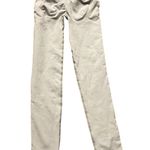 White/Light Grey Skinny Active Leggings Gray Photo 2