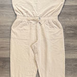 Banana Republic  Sleeveless Cream Jumpsuit Photo 0