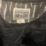 Converse Cotton Mini Skater White and Grey Striped Dress Photo 3