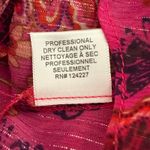 MISA Los Angeles azalea romper in Fuchsia size Small Floral Chiffon Ruffles Photo 7