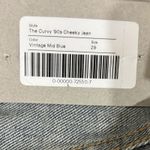 Everlane  Size 29 Curvy 90s Cheeky Straight Jeans Button Fly High Rise Denim Photo 4