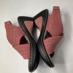 Jbu By Jambu Womens Alyssa Shimmer Knit Wedge Heel Sandals - Rose Size 7 W wide Photo 8