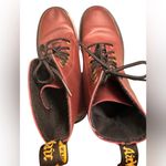 Dr. Martens Doc Luana Cherry Red Leather Combat Boots US 10 EU 42 AW004 in GUC Photo 6