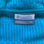 Columbia Women's Thermal Coil Zip-Up Hooded Fleece Jacket Turquoise size XS Photo 2