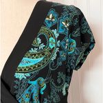 Apt. 9 Multi Color Floral Paisley Design Knit Top Photo 2