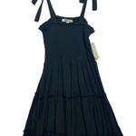 Miken NWT Black Juniors' Smocked Swim Cover Photo 1