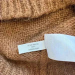 J.Crew Womens  Chunky Button-Shoulder Crewneck Sweater Alpaca Wool Size XXS Brown Photo 7