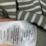 Talbots ๐ Green & white Striped Blazer Photo 7