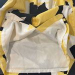 Chetta B  Sunhee Women's Sheath Dress Midi Geometric Cap Sleeve Yellow‎ Size 2 Photo 5