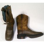 Ariat New NWT NIB Boots Womens 7 Round Up Western Metallic Copper Blanket Emboss Photo 1