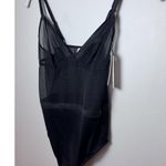 Jason Wu  Womens Black Adjustable Snap Gusset Thong Back Intimates Bodysuit S NWT Photo 11