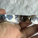 Coach  C Logo Signature Silver Bangle Bracelet Photo 4