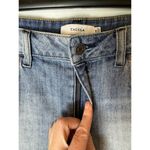 Talula ‎ Aritzia Shorts Womens 30 Blue Denim Medium Wash High Rise Raw Hem Jean Photo 4