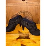 Kenneth Cole Unlisted  Shoe Heels Booties Boots Womens Black 9 M Zip Suede Photo 4