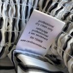 Caroline Constas Black and White Striped Crop Top Size M Photo 10