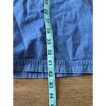 Blair  Chambray Denim Embroidered Floral Dress Women Size 2XL Country Western Photo 3