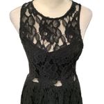 PacSun LA Hearts Black Lace Mini Dress Size Small Photo 3