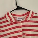 Urban Outfitters Out from Under Airy Terry Cropped Polo Shirt Top Size Small Photo 3
