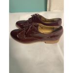 Vintage Bass & Co Shoes Womens 9M Dress Ella Burgundy Patent Leather Bin2 Red Size 9 Photo 3