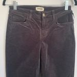 L'Agence The Affair High Rise Velvet Flare Jeans in Gray Photo 2