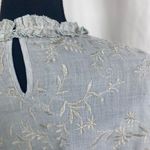 ZARA #112  Basic Cropped Ruffle Front Blouse Photo 4